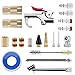 Hromee 20 Piece Air Compressor Accessory Kit with Blow Gun Clean UP Air Tool 1/4” NPT Connect Coupler and Plug Tire Air Chucks and Inflation Needles Pneumatic Accessory Set
