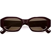VANLINKER Trendy Polarized Hexagon Sunglasses for Women Men Retro 90s Rectangle Shades Vintage Square Frame VL9887