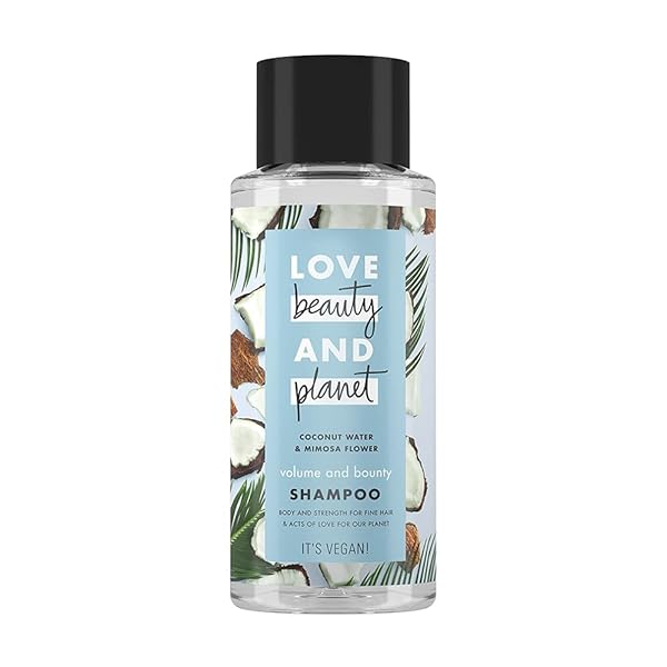 LOVE BEAUTY AND PLANET SHAMPOO, COCONUT WATER AND MIMOSA FLOWER, 13.5 FL OZ (400 ML)