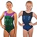 Lizatards Leotard Mermaid Girls Gymnastics Leotard Mermaid Bow Back in Girls and Adult Sizes Choose Your Favorite (Green, Girls S (5-6))