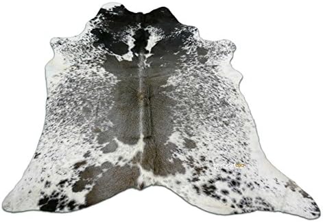 Rodeo Brazilian Salt and Pepper Cowhide Rug Size Large