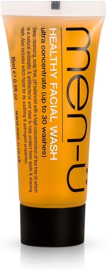 men-u SHAVE CLEANSE DUO, Buddy tube mens skincare starter set 2 x 15ml. Perfect for travelling - Image 4