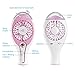 isYoung Rechargeable Handheld USB Misting Fan, Portable and Compact,Charger with USB Fan, Suit for Handheld Fan Table Fan(pink)