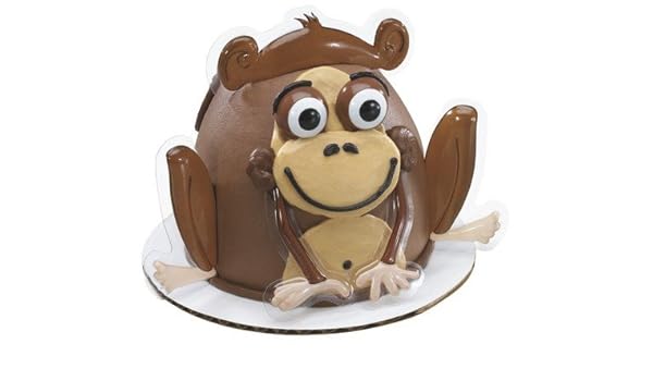 Amazon Com Monkey Fingeroo Small Cake Topper Kitchen Dining