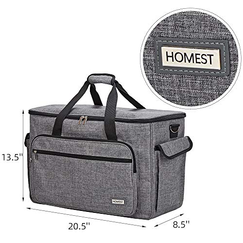 HOMEST Sewing and Embroidery Machine Carrying Case, Universal Tote Bag