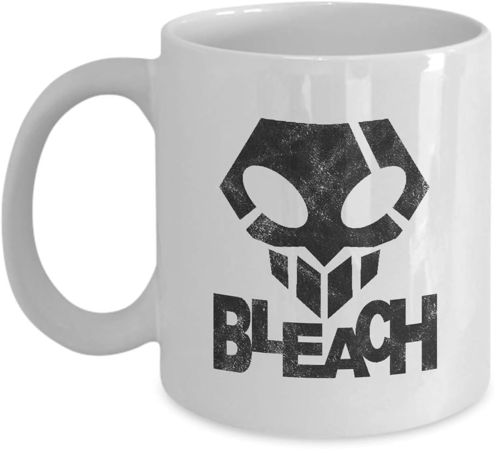 Amazon Com Candid Awe Gifts For Anime Lovers Squad 11 Anime Manga Hobby Japan Watching Anime Bleach 11oz White Mug Ceramic Coffee Cup Kitchen Dining