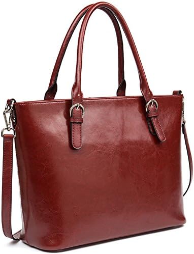 NAWO Womens Handbag Leather Shoulder Cross Body Tote Bags Satchel Handbags and Purses for ladies…