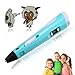Coocheer 3D drawing pen With LCD Screen Printing Pen for Doodling, Art & Craft Making, 3D Modeling（3 1.75mm ABS Filament）