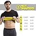 HOT SHAPERS Cami Hot Men – Compression Shirt Shapewear – Ab Sauna Suit for Workout (XL, Black)