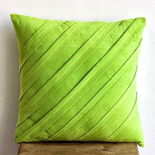 Amazon Com Decorative Lime Green Designer Pillow Covers 16x16