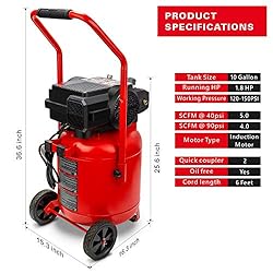 Craftsman Air Compressor, 10 Gallon Peak 1.8
