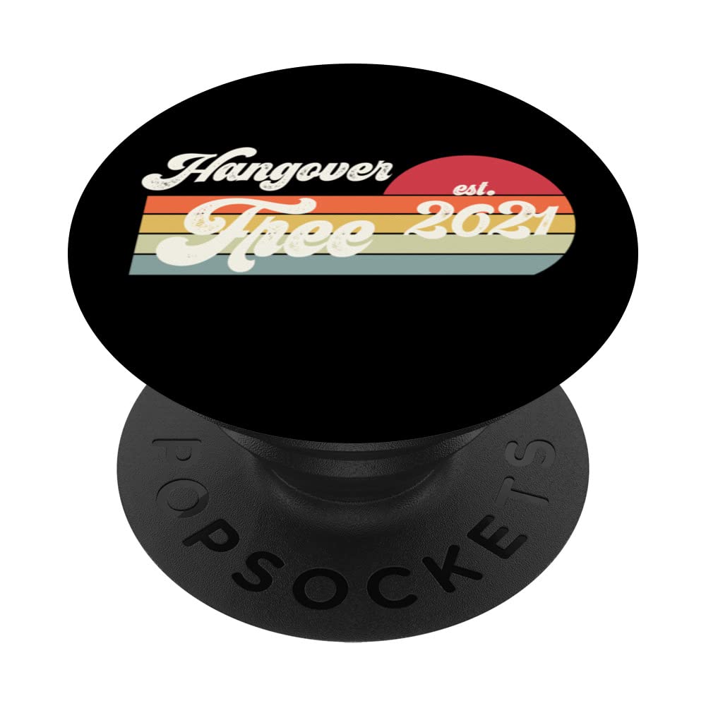 Sober Since 2021 Sobriety Gear For Men Recovery Soberversary PopSockets Swappable PopGrip
