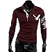 Joylive Fashion New Men's Stylish Casual Polo Shirt Slim Long Sleeve T-Shirts