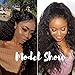 Nadula 8A Brazilian Virgin Hair Water Wave 3 Bundles Wet and Wavy 100% Unprocessed Virgin Human Hair Extensions Natural Color (12 14 16 Inch)
