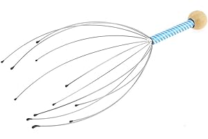 Wooswen Metal Finger Neck Scalp Head Stress Relax Massage Massager