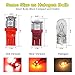YITAMOTOR 10x Red T10 194 LED Light Bulb 168 158 LED Non-Polarity Car Bulbs for Interior Exterior Lights Map Door Trunk License Plate Lamp