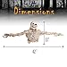 Halloween Haunters Animated Skeleton Mummy with Moving Arms Groundbreaker Graveyard Prop Decoration - 2/3 Life-Size, Speaks Talks, Flashing Red LED Eyes - Haunted House Tombstone Grave Crawl, Entryway
