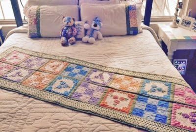 May Flowers Bed Runner