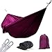 Yes4All Ultra Light Hammocks - Double - Purple with Tree Strap - ²QAL0Z