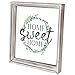 Barnyard Designs Home Sweet Home Sign Rustic Primitive Country Home Decor Framed Wall Sign 13