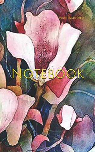 Notebook: Water color painting magnolia flowers tree trees watercolor paint art artwork artist by Wild Pages Press