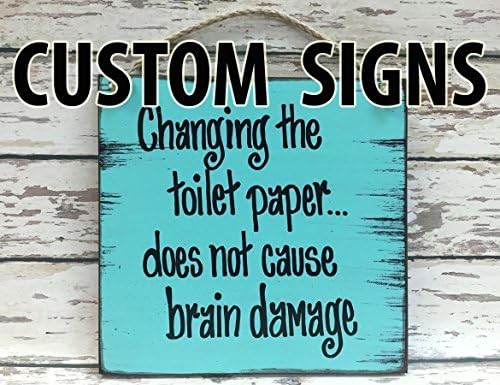 CUSTOM PERSONALIZED Wood Reclaimed Wall Sign 8X9 Distressed Wood Wall Sign *Blue, Antique Cream White, Tan Brown *Customize your own saying! *Make a perfect gift for someone special!