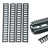 IEMNA Rubber Covers /Rubber Mounts /Rubber Rail Guard with Flexible Adjustment for Picatinny Rails and Weaver Rails