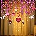 Valentine’s day Decorations,Konsait Valentine Hanging Swirl Decorations for Home Party Dangling Ceiling Window Wall Decor Valentine Party Favor Supplies Accessories(30 Pcs)