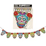 Day of the Dead Banner - Halloween Decoration - Dios de la Muerte - Sugar Skull