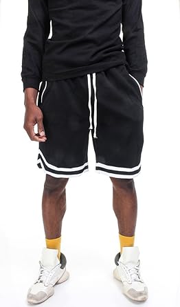 retro striped shorts