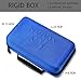 XCMAN Ski Snowboard Waxing and Tuning Kit with Wax Brush box for Traveling and Storage (Rigid Box with Tuning Tools) Blue Box