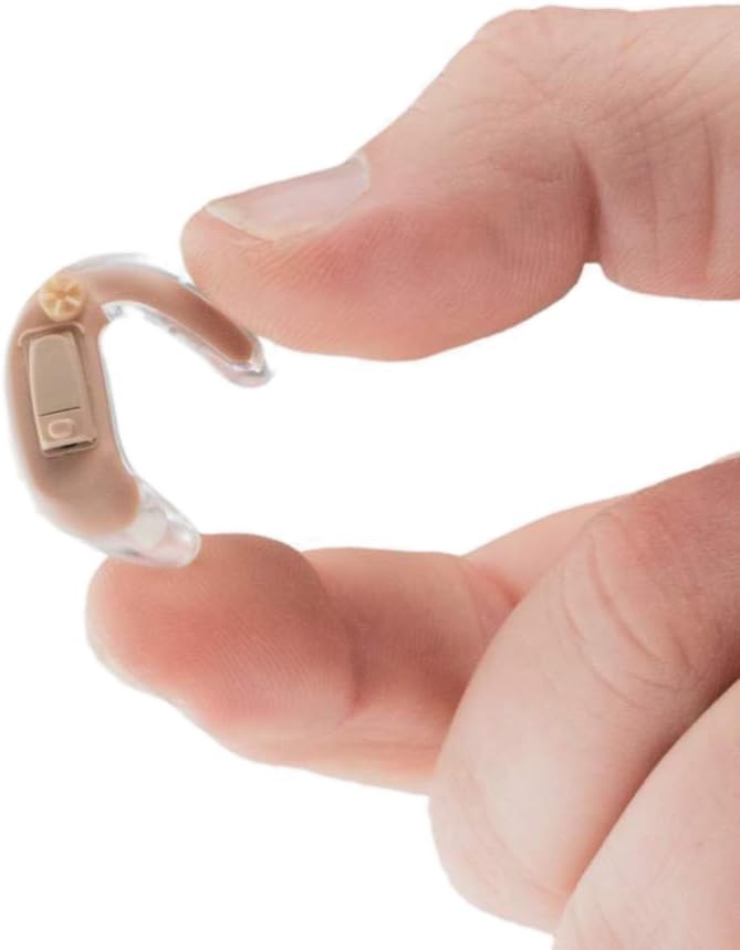 Empower Active Hearing Amplifier - Left Ear - All Digital - Unique in The Ear Design - Volume Control - Background Noise Reduction - 4 Programs - Almost Invisible