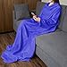 Catalonia Wearable Blanket with Sleeves and Pocket, Soft Comfy Fleece Snuggy Wrap Throws Blanket Robe for Women and Men