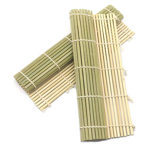 Green Bamboo Sushi Rolling Mat (2Pcs Mats Green) - Thumbnail 3