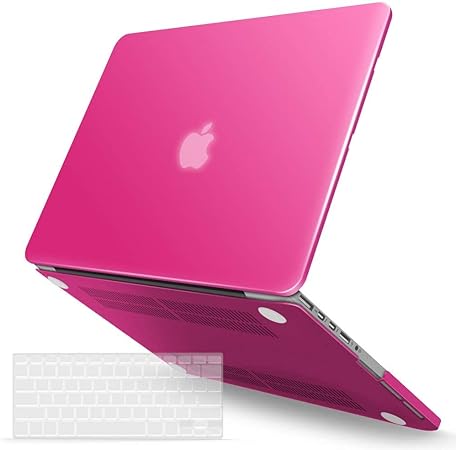 Amazon Com Ibenzer Macbook Pro 13 Inch Case 15 14 13 End 12 A1502 A1425 Hard Shell Case With Keyboard Cover For Old Version Apple Mac Pro Retina 13 Hot Pink R13jpk 1 Computers Accessories