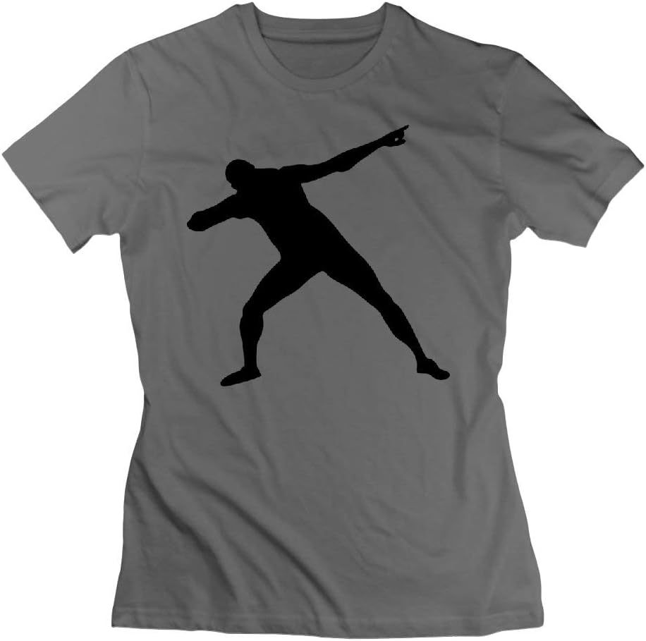 Usain Bolt Silhoutte Womens Tshirts