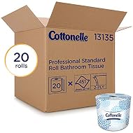Cottonelle 13135 Two-Ply Bathroom Tissue, 451 Sheets per Roll (Case of 20 Rolls)