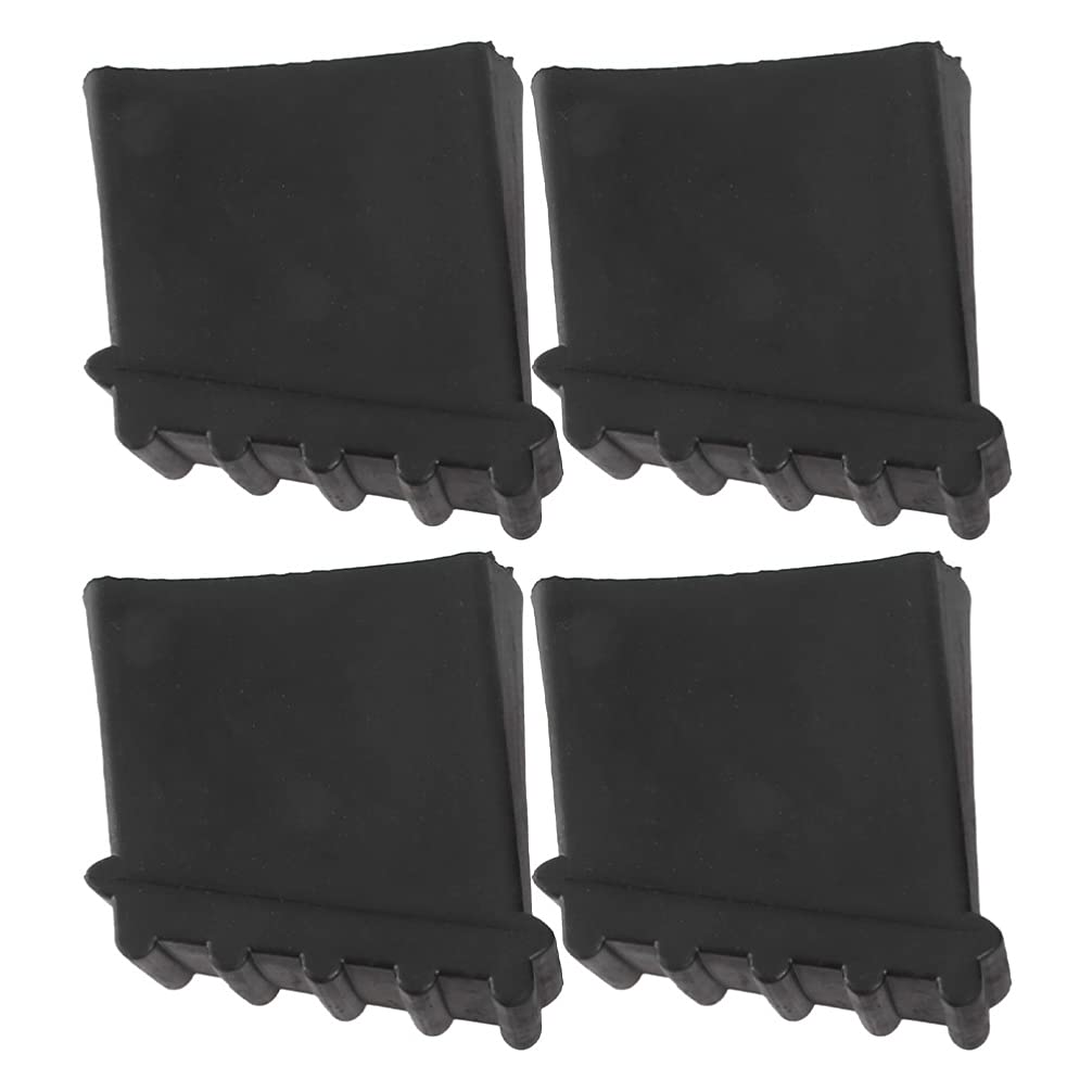 Cabilock 4pcs Slip Foot Covers for Ladder Safety Non-slip Rubber Pads Heavy Duty Ladder Foot Protectors for Outdoor Use Secure Grip