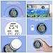 POPETPOP LCD Digital Aquarium Thermometer High Precision Digital Fish Tank Thermometer for Aquarium/Pond/Reptile Turtles Habitats (Blue)