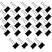 Clipco Binder Clips Extra Large 2-Inch Black (24-Pack)