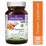 New Chapter Turmeric Force, Turmeric Supplement with Organic Turmeric + Non-GMO Ingredients - 120 Vegetarian Capsule