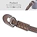 Clanmou A6300 A6500 RX100IV Camera Leather Hand Strap for Fujifilm X30 X100S Canon G5X G9X G7X Mark II Nikon J5 A900 Camcorder Camera Strap Dark Brown