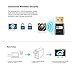 Anmier WiFi Adapter AC600Mbps Wireless USB Adapter Dual Band 5G/2.4G Mini USB Network Lan Card 802.11ac Wireless USB WiFi Network Dongle Adapter Support Windows XP/Vista/7/8.1/10/Mac OS X 10.4-10.11