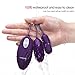 EROCOME 12 -Frequency Waterproof Silicone Double Love Egg for Women