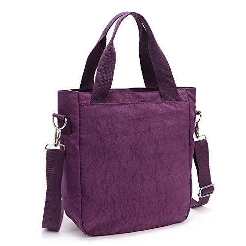 EasyHui Womens Nylon Crossbody Shoulder Bag Messenger Bag Handbags Waterproof Tote Bag Large Travel Mommy Bag