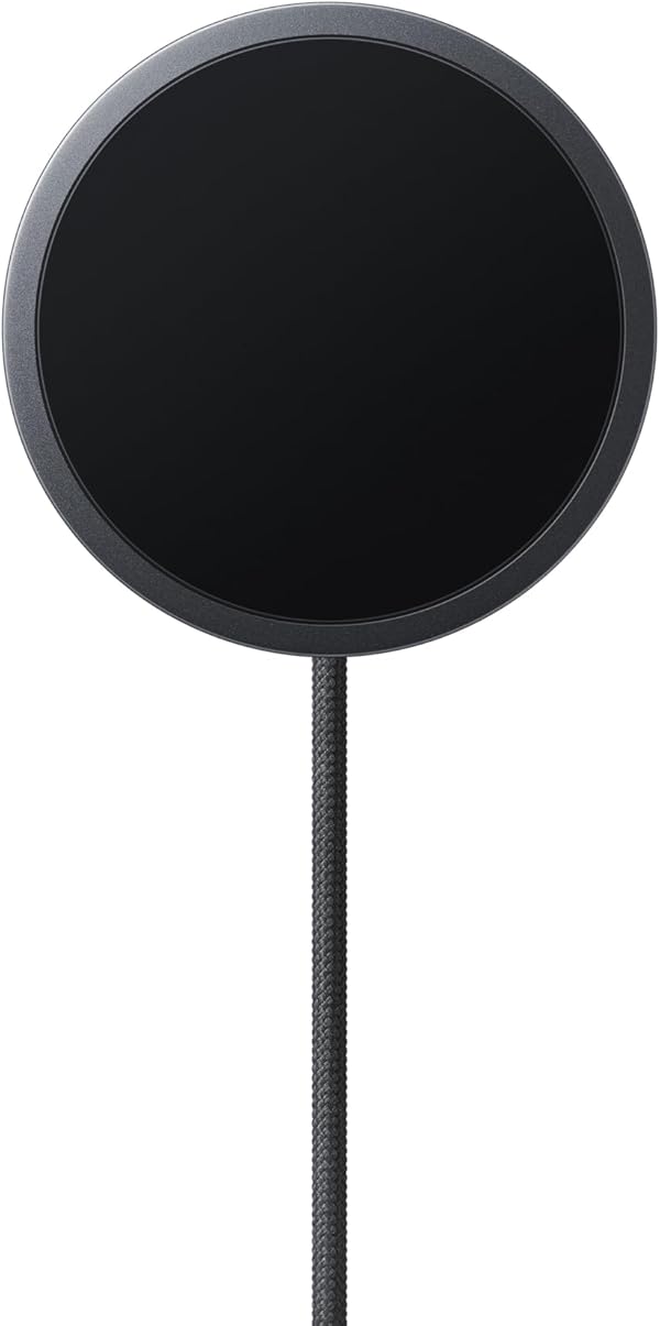 Samsung Magnet Wireless Charger 25 Watt EP-P2900B für Smartphones und kompatible Ladecases verschiedener Hersteller, Qi2-Support, Schwarz