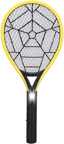 Rechargeable Bug Zapper Racket-LONSANT Electric Fly Swatter and Mosquito Insects Killer,3000 Volt-Fly Traps with Bright LED Light-Unique 3 Layer Mesh Safe to Touch for Indoor and Outdoor Pest Control