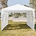 Lovinland 3 x 6m Four Sides Waterproof Tent with Spiral Tubes White