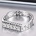 Famobest for Fitbit Flex 2 Bands for Women Bangle Bracelet Wristband Metal Replacement Bands for Fitbit Flex 2 Accessories Silver