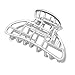 IPINK-Women's Vintage Metal Claw Hair Clip Antique Silver,Champagne (004)